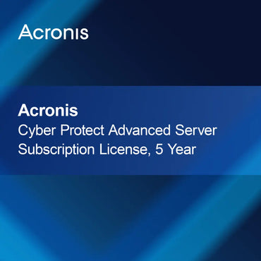 Acronis Cyber Protect Advanced Server Abonnements Lisens, 5 år
