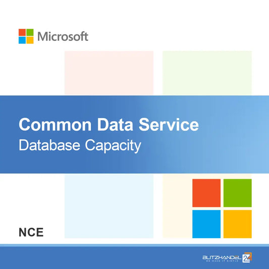 Common Data Service -tietokannan kapasiteetti (NCE)