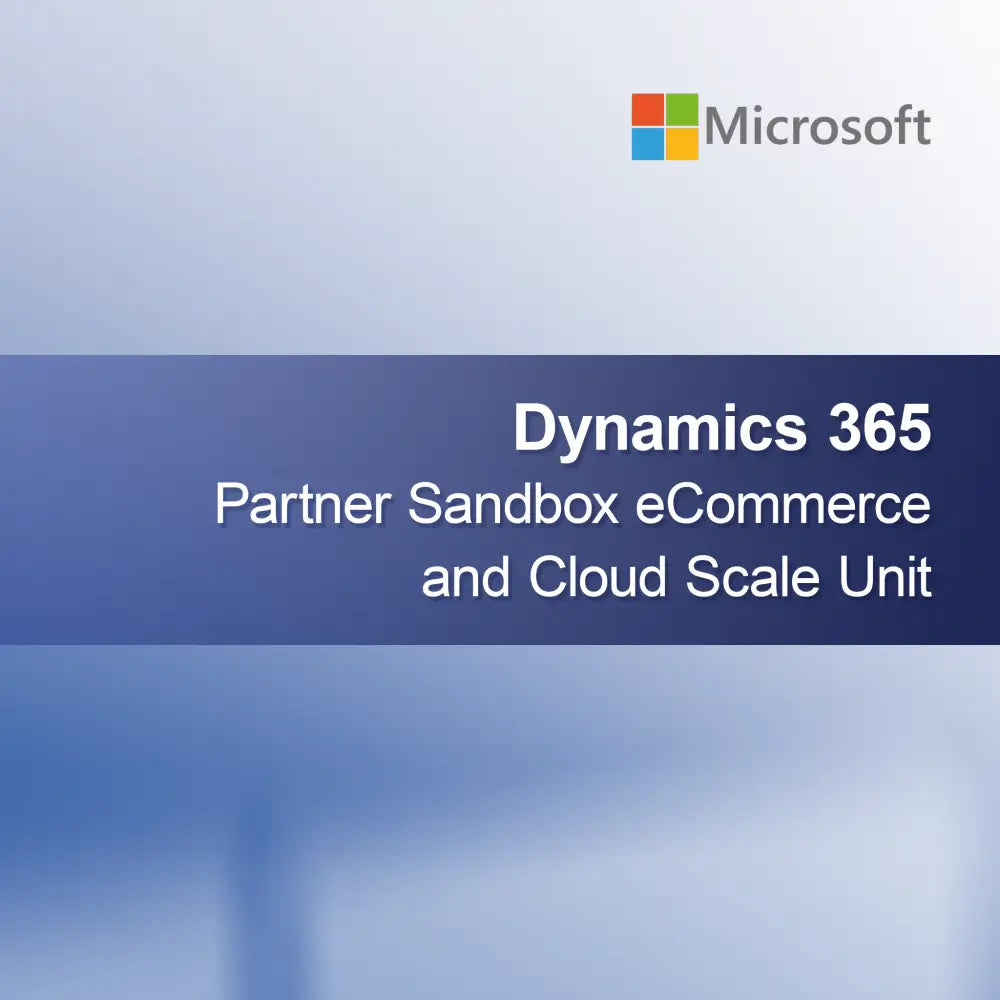 Dynamics 365 -kumppanin hiekkalaatikkokauppa ja pilvipalvelun skaalausyksikkö
