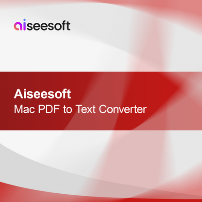 Aiseesoft Mac PDF tekstiksi -muunnin