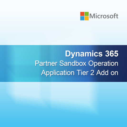 Dynamics 365 Partner Sandbox Műveleti Alkalmazási Réteg 2. kiegészítő
