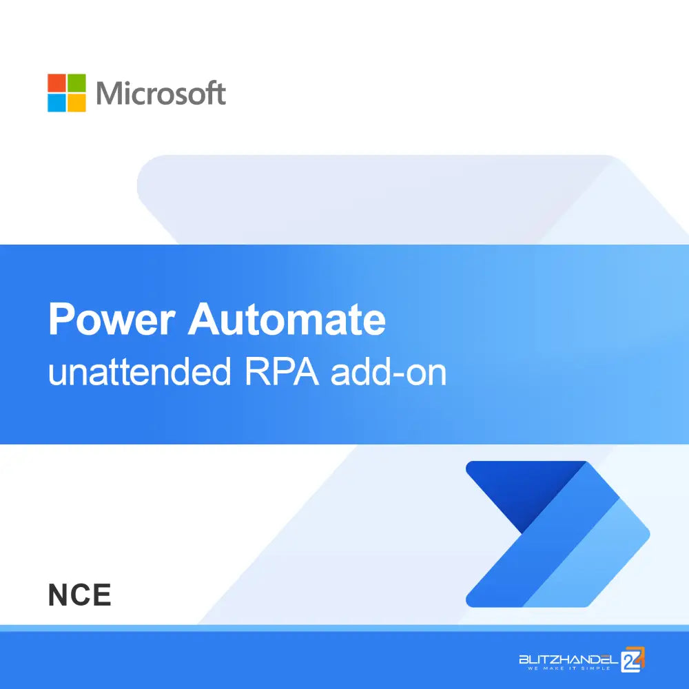 Power Automate valvomaton RPA-lisäosa (NCE)